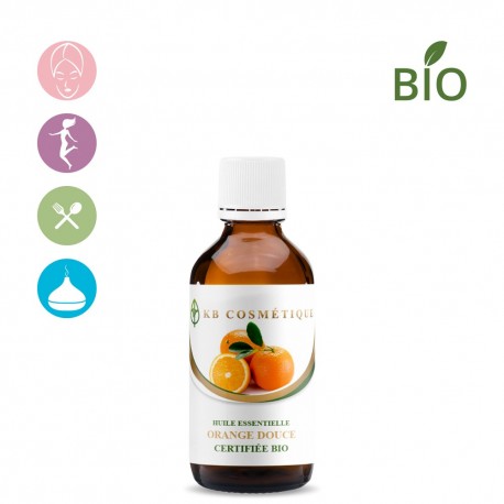 Huile essentielle d'Orange douce certifiée Bio